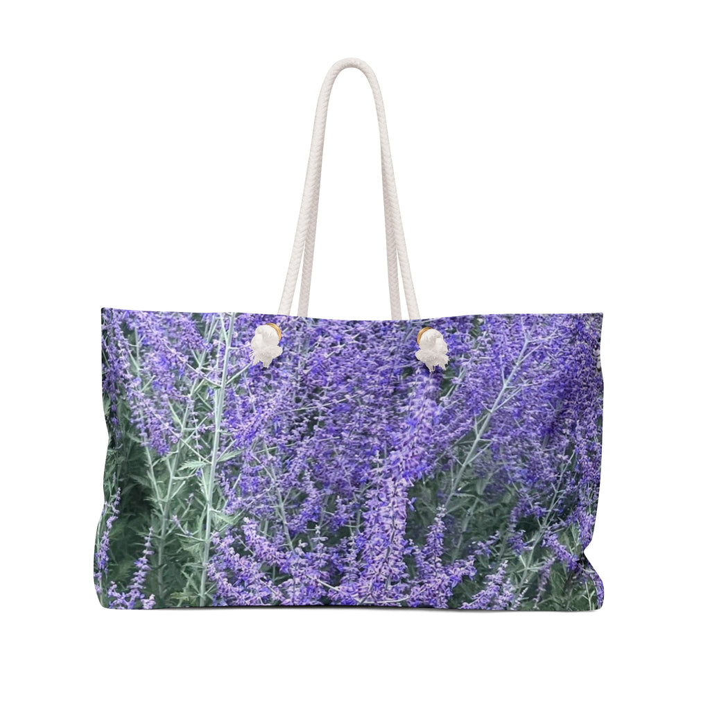Lavender Fields Weekender Bag – Floral Travel Tote
