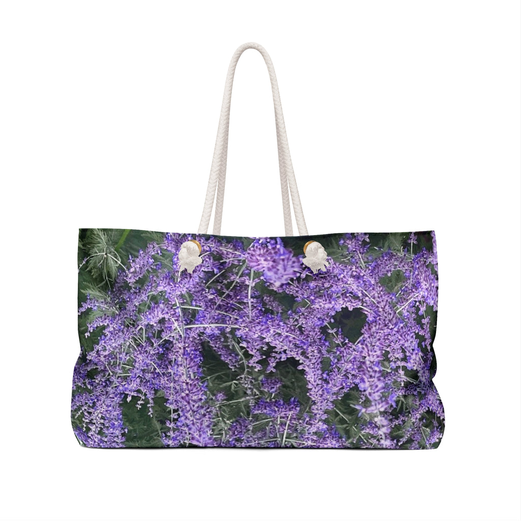 Lavender Fields Weekender Bag – Floral Travel Tote