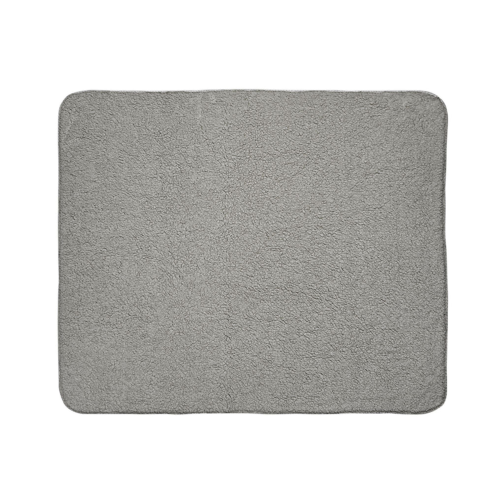 Floral Pansy Sherpa Blanket — Colorful Spring Garden Throw