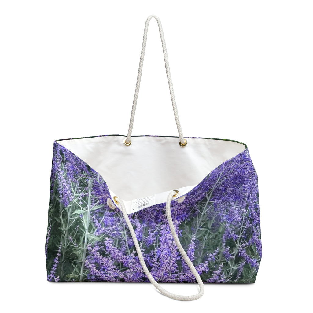 Lavender Fields Weekender Bag – Floral Travel Tote