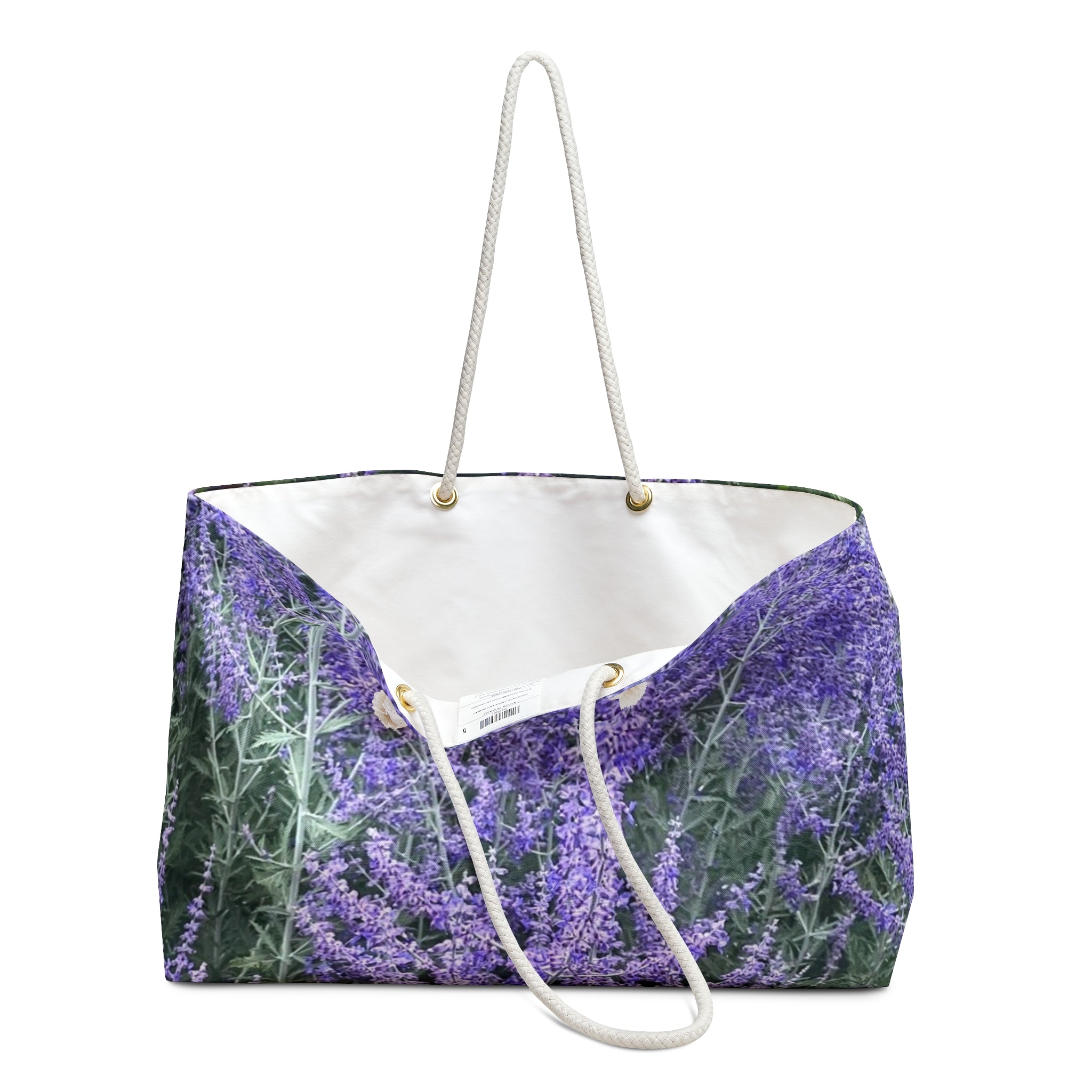 Lavender Fields Weekender Bag – Floral Travel Tote